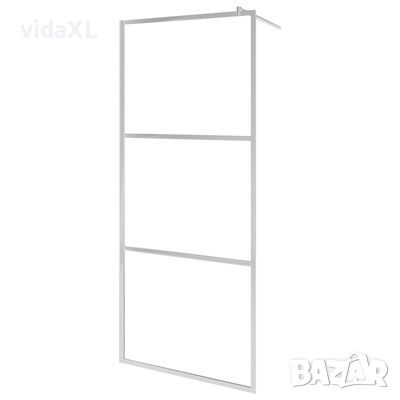 vidaXL Стена за душ с изцяло матирано ESG стъкло, 90x195 см.SKU:146646