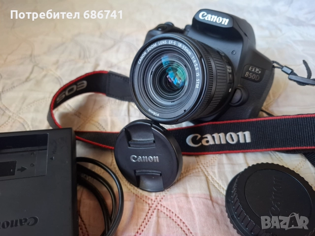 Фотоапарат Canon 850D,почти нов , снимка 1