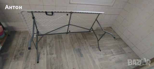 Кетъринг маса сгъваема бяла, снимка 4 - Маси - 53419837