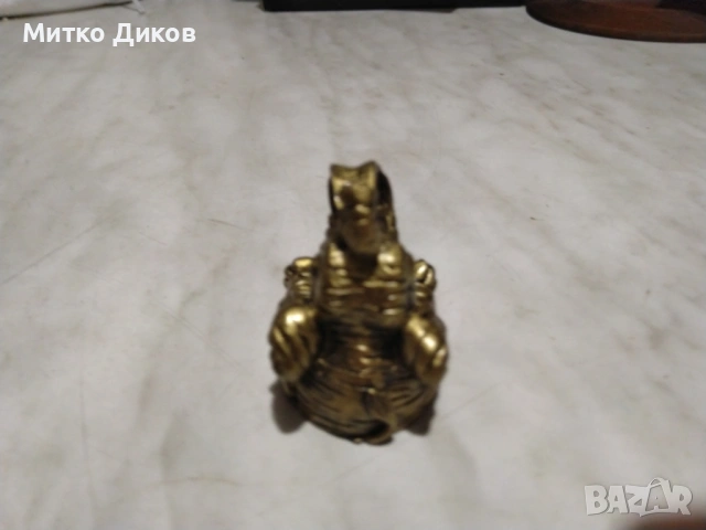 Слонче  с топка скулптурка 45мм х 36мм, снимка 2 - Декорация за дома - 53328178