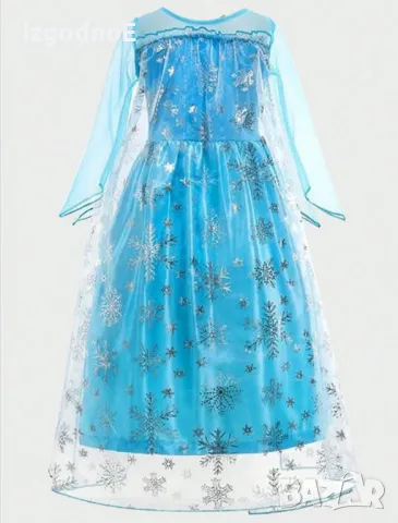 5г, 7г Карнавална рокля Елза и Ана Замръзналото кралство Frozen, снимка 2 - Детски рокли и поли - 49786923
