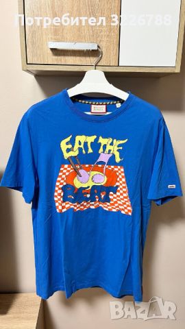 Синя тениска Scotch&Soda / L размер, снимка 1 - Тениски - 45569635
