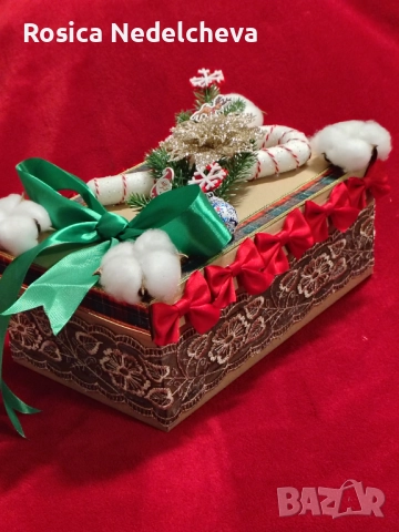 Коледна подаръчна кутия, снимка 3 - Коледни подаръци - 52596587