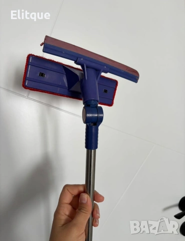 Микрофибърна стъклочистачка моп BLC MOP с телескопична дръжка, снимка 2 - Други инструменти - 53430564