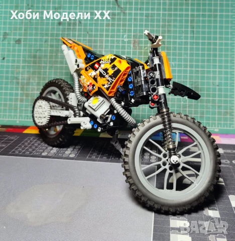 Lego 42007 Moto Cross Bike, снимка 3 - Колекции - 51095559