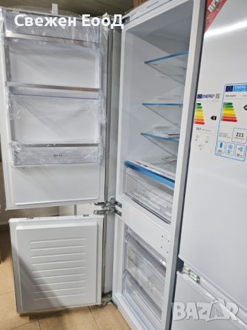 хладилник с фризер за вграждане NEFF - 177.2см., снимка 1 - Хладилници - 46055365