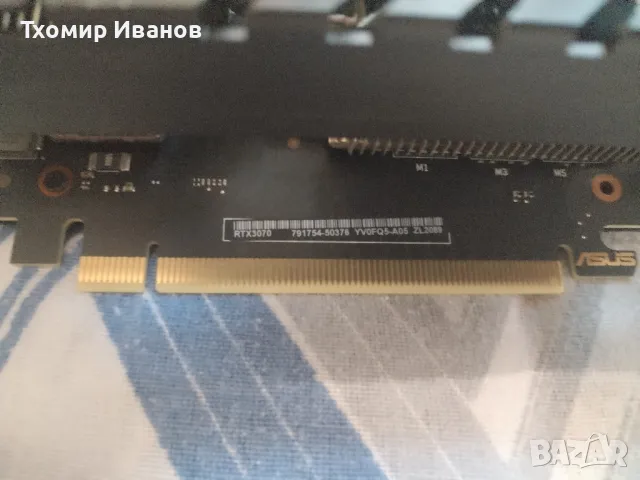 Asus TUF Gaming RTX 3070, 8GB GDDR6, снимка 2 - Геймърски - 48177937