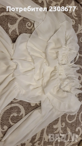 Бяла рокля, снимка 2 - Рокли - 51532858