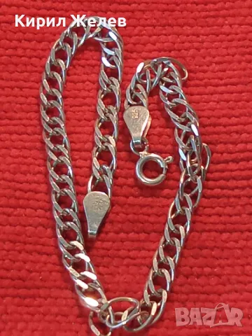 ИЗИСКАНА ИТАЛИАНСКА СРЕБЪРНА ГРИВНА СРЕБРО 925 ITALY КЛАСИЧЕСКА РЪЧНА ВИНТИДЖ АРТ ПЛЕТКА 49415, снимка 12 - Гривни - 48901289