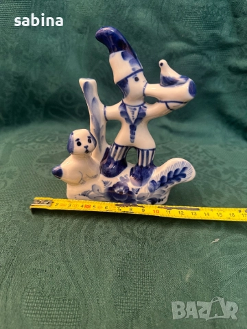 Руски фигурки/статуетки Гжел/Гжель, снимка 6 - Колекции - 52253793