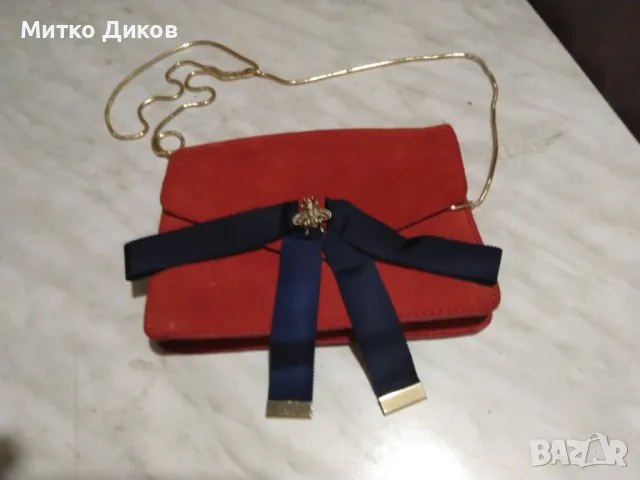 Маркова чанта Манго естествена кожа нова 200х155мм, снимка 3 - Чанти - 49548378