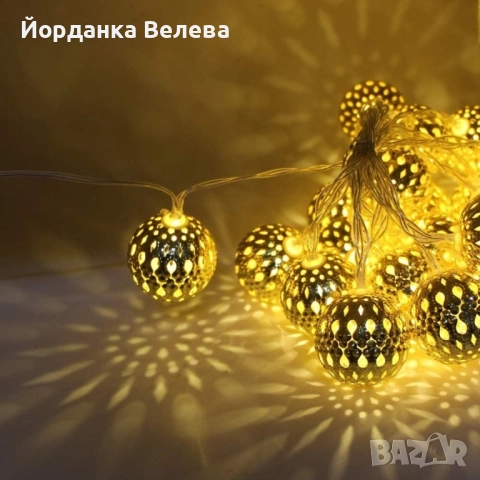 Коледни лампички – метални фигурки SD32, снимка 1