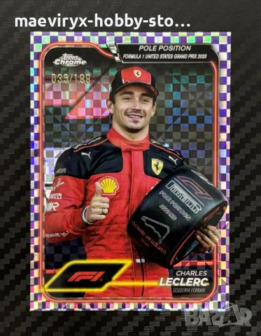 Topps Chrome Fromula 1 (2024) - #155 Charles Leclerc /199 