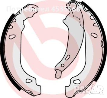 Накладки барабанни Renault Clio,Logan,Thalia,Dacia Logan,Sandero