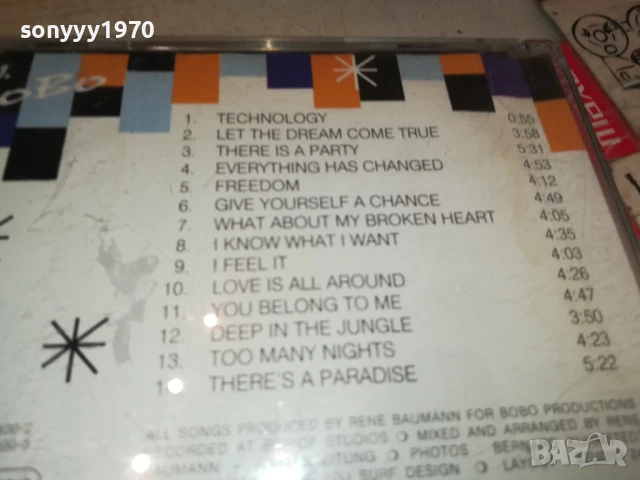 DJ BOBO-ORIGINAL CD 1406251611, снимка 11 - CD дискове - 50665250