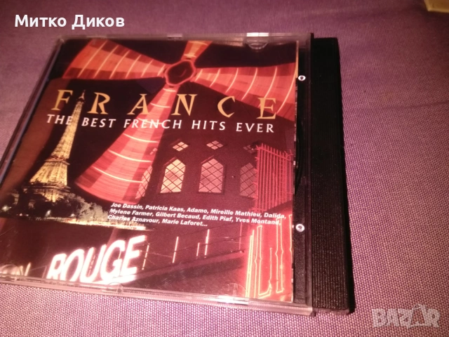 "FRANCE THE BEST FRENCH HITS EVER ROUGE".CD