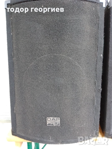 Продавам колони DAP 12 inc. 2бр.400w 8ohm,смесителен пултPEAVEY 6 mic 2стерео канала и стъпало 350w., снимка 2 - Тонколони - 52638340