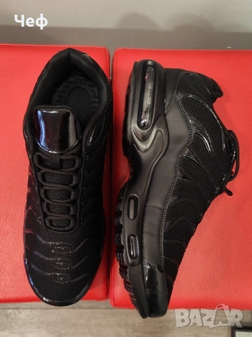 Черни маратонки имитация на Nike Air Max Plus Triple Black, снимка 3 - Маратонки - 53963299