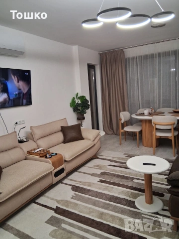 Продавам комплект холна и трапезна мебел – НОВИ-дивани, кресло, маса със столове