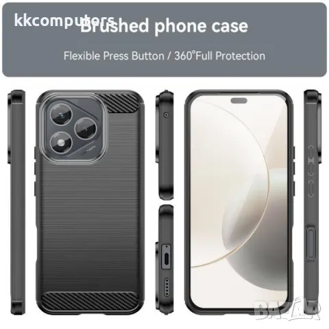 Honor 400 Lite Удароустойчив Carbon Fiber Калъф и Протектор, снимка 8 - Калъфи, кейсове - 50034809