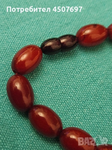 Колие от Червен Кехлибар., снимка 5 - Колиета, медальони, синджири - 53204442