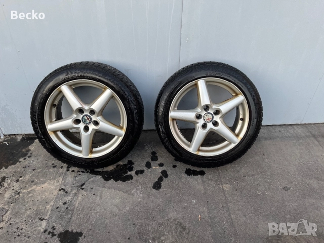 Лети джанти 17 5х110, Алфа Ромео 159, зимни гуми 225/50/17, снимка 5 - Гуми и джанти - 52806911