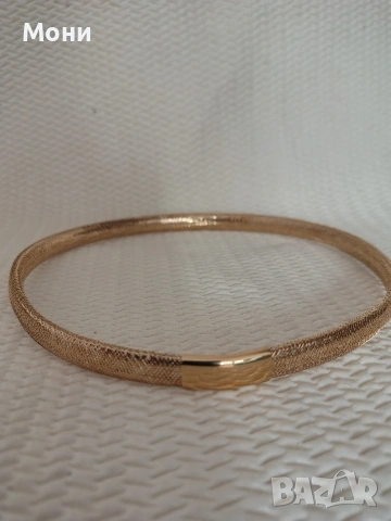 Златно Колие Тип Ластик Италиански Модел 