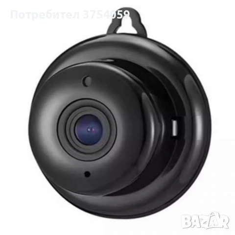 Мини HD камера V380 - Wi-Fi, IR нощно виждане и запис до 64G, снимка 2 - IP камери - 53096945