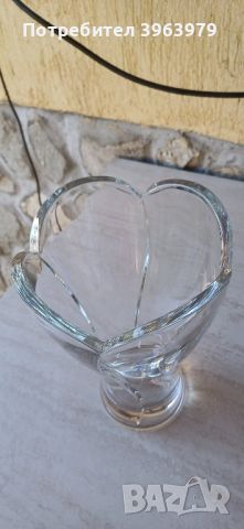 Немска кристална ваза, снимка 4 - Вази - 45623385