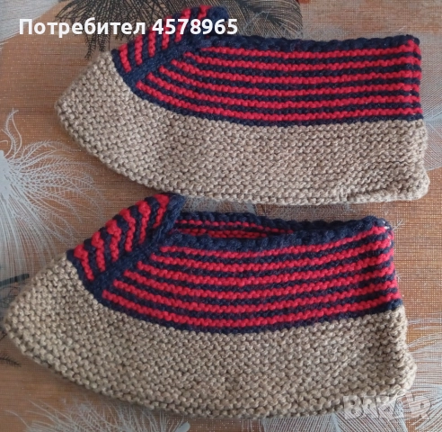 Продавам ръчно плетени терлици, снимка 2 - Други - 52071095