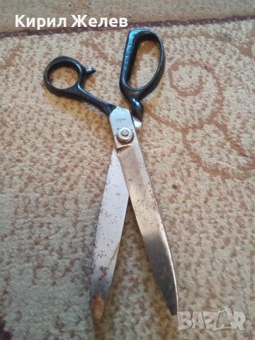 Стара шивашка ножица 50584, снимка 3 - Антикварни и старинни предмети - 52127284