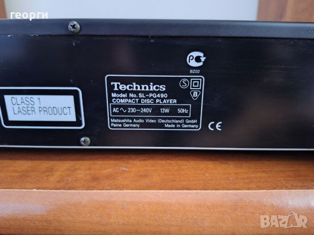 Technics sl-pg 490 цд плеар , снимка 9 - Аудиосистеми - 45934553