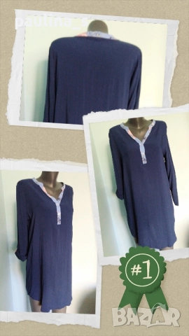 Два различни броя / Ефирна рокля тип туника "S'Oliver" и "three M" , снимка 2 - Туники - 37386026