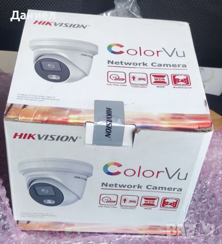 4MP IP камера с микрофон Hikvision ColorVu DS-2CD2347G2-LU, снимка 1 - IP камери - 46246059