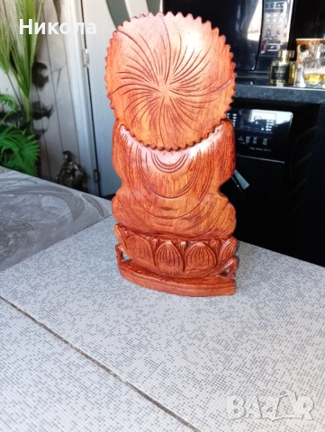 Фън шуй хотей-13см и Буда в сакрална поза-27см, снимка 5 - Статуетки - 44739978