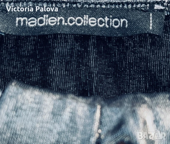 Сребрист дизайнерски топ MADIEN. COLLECTION , снимка 6 - Корсети, бюстиета, топове - 41517417