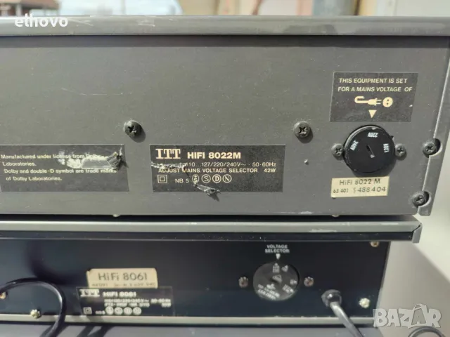 Стерео усилвател, тунер и дек ITT, снимка 6 - Ресийвъри, усилватели, смесителни пултове - 49928522