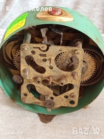 Стар механичен будилник CORSAR за части ремонт КОЛЕКЦИЯ 49189, снимка 5 - Антикварни и старинни предмети - 51959075