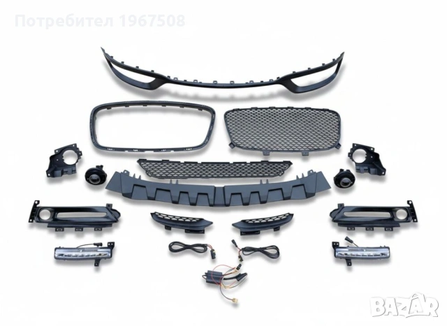 Комплект предна SRT броня с DRL и халогени за Chrysler 300 2012 - 2023, снимка 4 - Части - 53407550