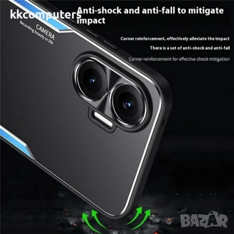 Xiaomi Poco F7 5G / Redmi Turbo 4 Pro 5G Удароустойчив Aluminum Alloy+TPU Калъф и Протектор, снимка 5 - Калъфи, кейсове - 50818996