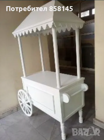 Декоративна количка, снимка 2 - Декорация за дома - 50396974