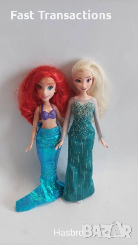 Комплект кукли принцеси - Ариел и Елза
