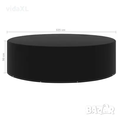 vidaXL Покривало за градински мебели 10 капси 325x90 см（SKU:48635）, снимка 2 - Други - 49257195