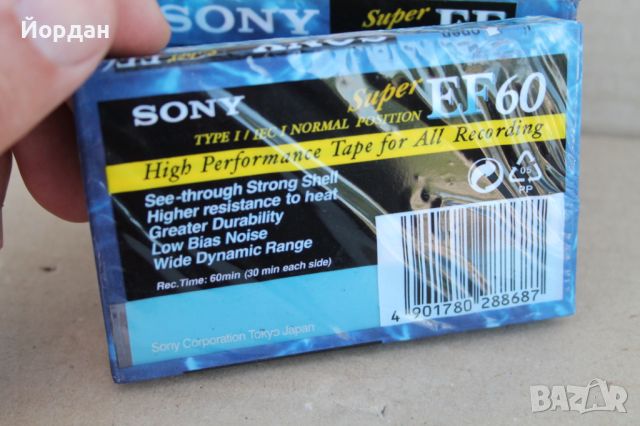 Аудиокасета ''Sony EF 60'', снимка 3 - Аудио касети - 46114246