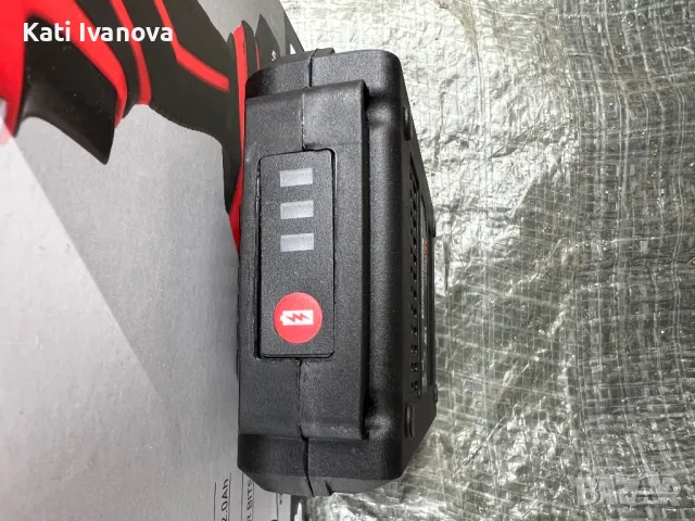 ПРОМО Ferm Акумулаторна бормашина 20v,  2 Ah Винтоверт Включва батерия, зарядно и куфар, снимка 5 - Винтоверти - 49201316