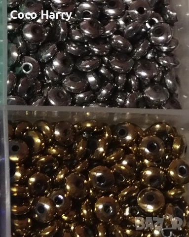 Гривна,златни букви,ръчно изработена,Хематит, снимка 6 - Гривни - 52913621