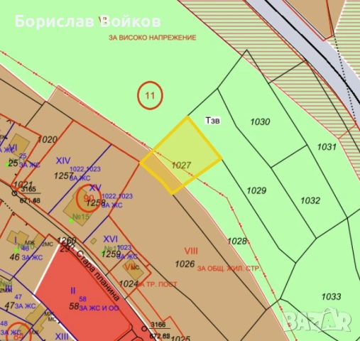 Парцел за строителство в Кремиковци, 1037кв.м