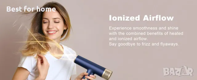 Високоскоростен иновативен сешоар YAPOY 110 000 оборота в минута, снимка 7 - Сешоари - 50158388