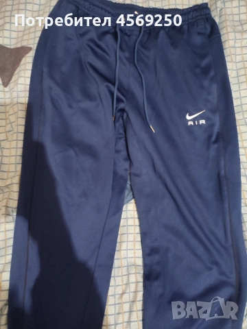Nike Air мъжки панталон, размер L, тъмно син, неизползван, снимка 3 - Панталони - 53654478