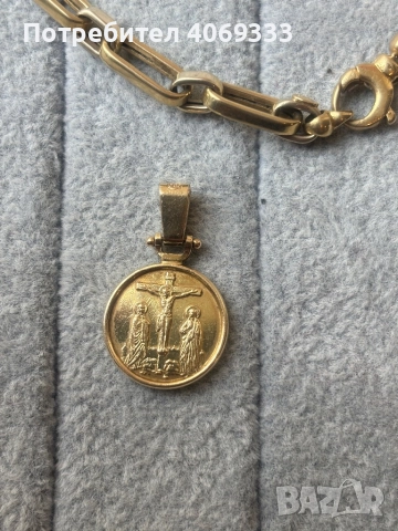 Златна висулка от 14 к злато